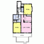 広々とした２ＬＤＫ(間取)